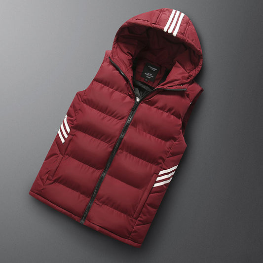 Autumn And Winter Vest Men's Hooded Down Jacket