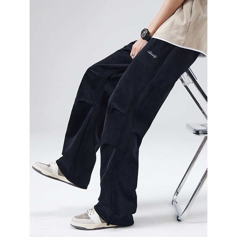 Spring And Summer Loose Straight Pants Men